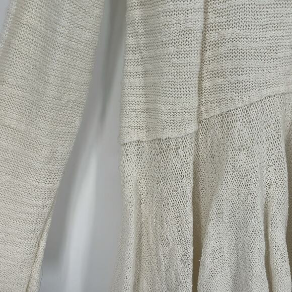 Free People Kristobel Lace Knit Sweater Top Y2K Flowy Babydoll Boho Western XS - Picture 6 of 11